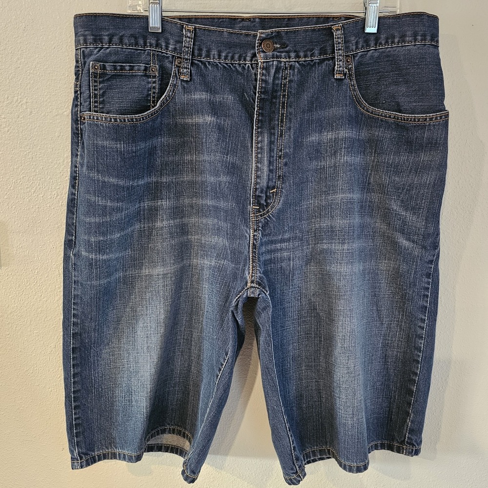 Levi's 569 Mens Denim Jorts Size W38 Loose Fit Casual Classic Jean Shorts